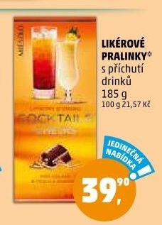 Bonboniéra Pralinky likérové Mieszko