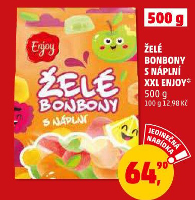 Bonbony želé s náplní Enjoy