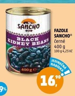 Černé fazole Sancho