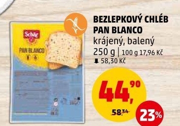Chléb bez lepku Pan Blanco Schär
