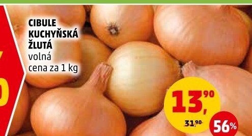 Cibule kuchyňská žlutá