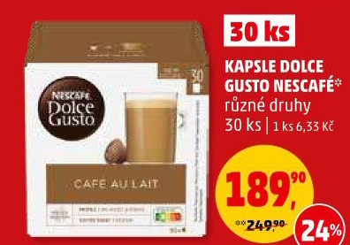 Kapsle Dolce Gusto Nescafé
