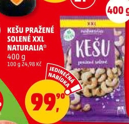 Kešu pražené Naturalia