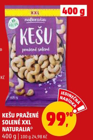 Kešu pražené Naturalia