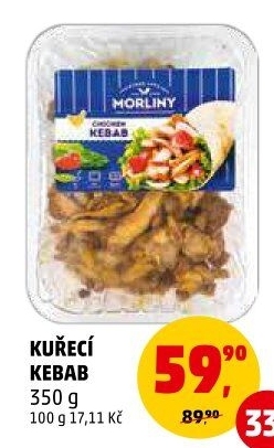 Kuřecí kebab Morliny