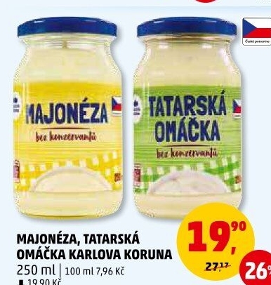 Majonéza Karlova Koruna