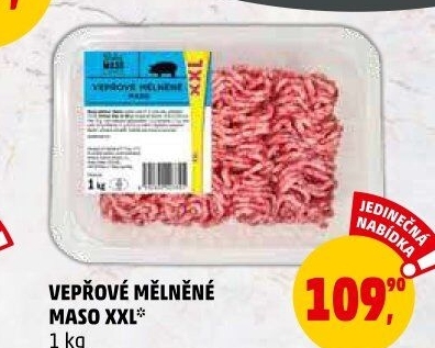 Maso mleté vepřové