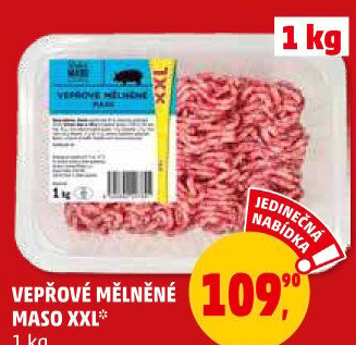 Maso mleté vepřové