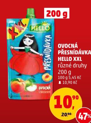 Ovocná kapsička Hello