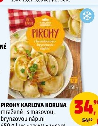 Pirohy mražené Karlova Koruna