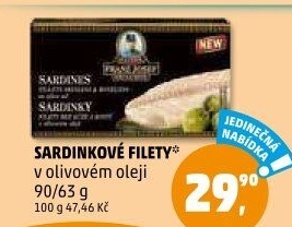 Sardinky filety v oleji Exclusive Franz Josef Kaiser
