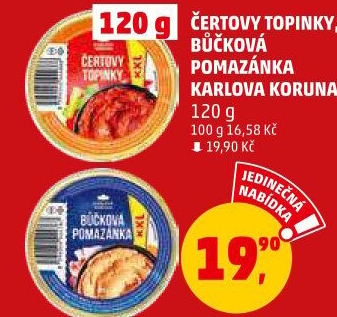 Směs čertovy topinky Karlova Koruna