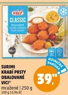 Surimi prsty obalované mražené Vici
