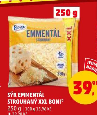 Sýr Ementál strouhaný Boni