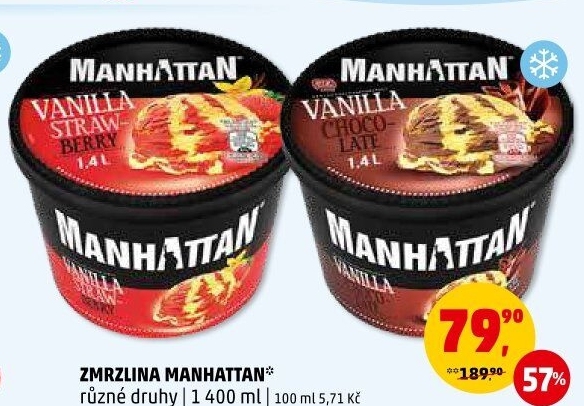 Zmrzlina v kelímku Manhattan Nestlé