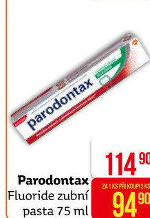 Pasta na zuby Fluoride Parodontax