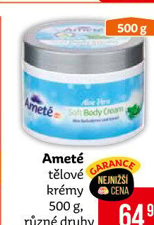 Tělový krém Ameté