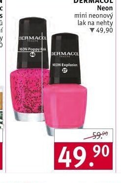 DERMACOL Neon mini neonový lak na nehty
