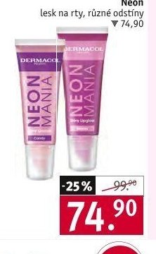 DERMACOL Neon lesk na rty