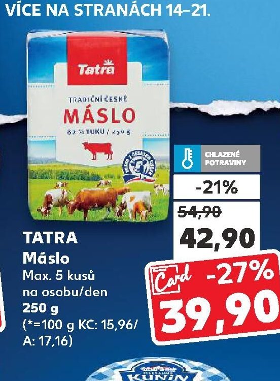 Tatra Máslo 250 g