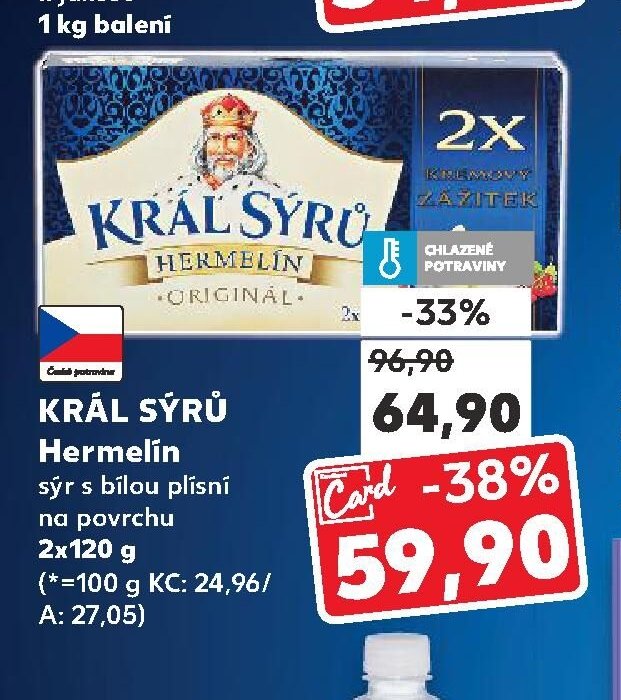 Král sýrů Hermelín