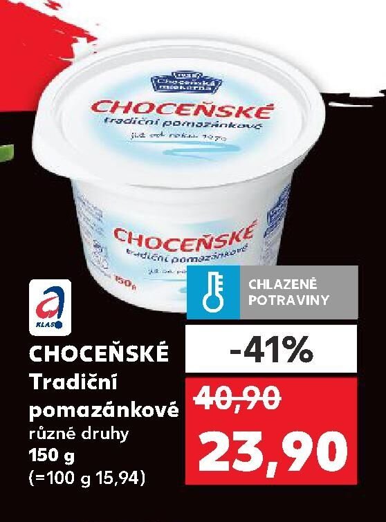 CHOCEŇSKÉ Tradiční pomazánkové