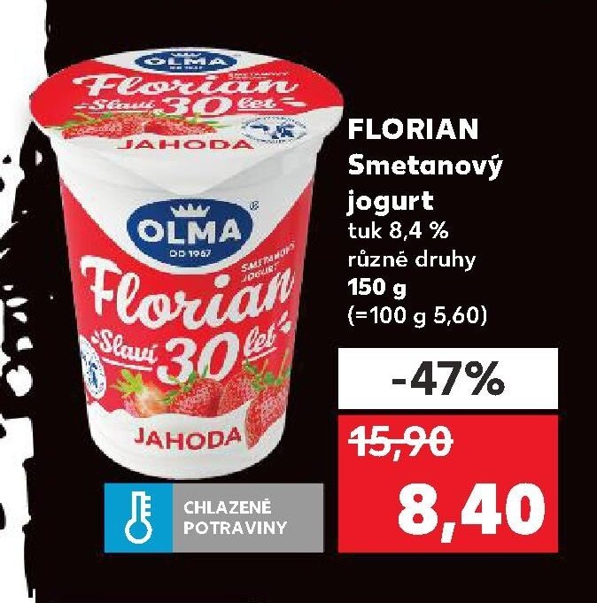 FLORIAN Smetanový jogurt
