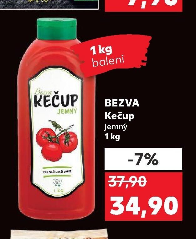 BEZVA Kečup jemný