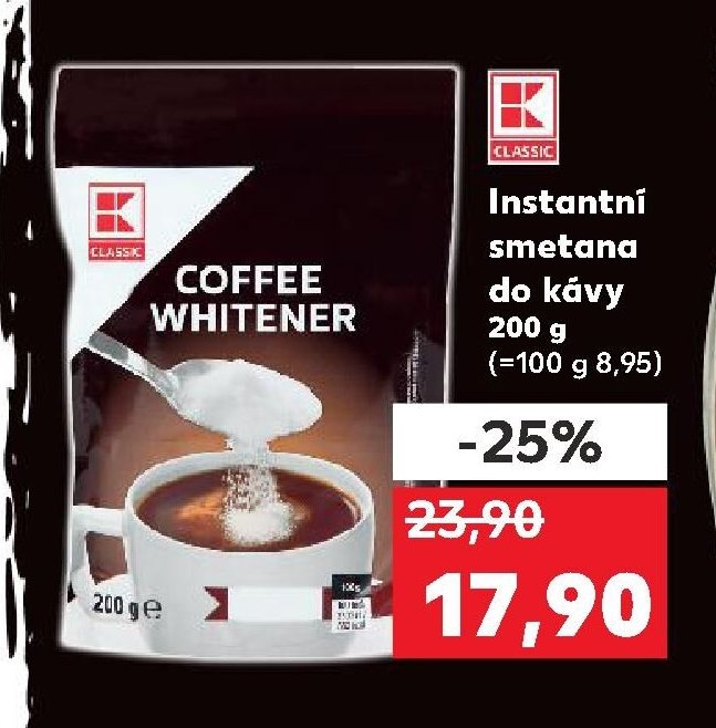 K-CLASSIC Instantní smetana do kávy