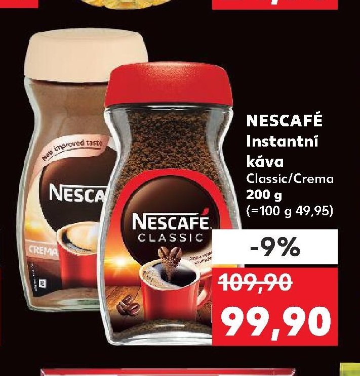 NESCAFÉ Instantní káva Classic/Crema