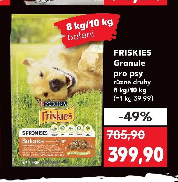 FRISKIES Granule pro psy různé druhy