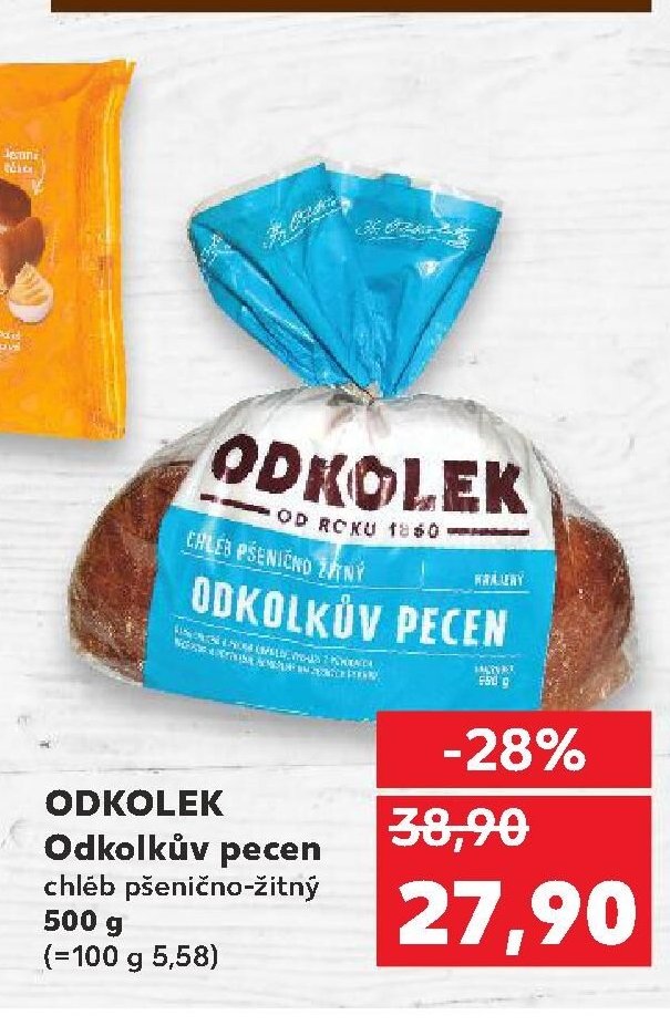 ODKOLEK Odkolkův pecen chléb pšenično-žitný