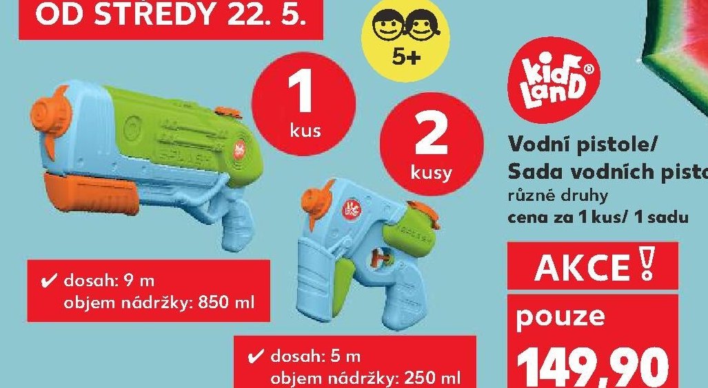 Vodní pistole/ Sada vodních pistolí
