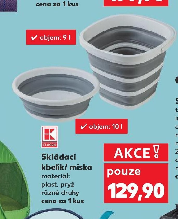 K-Classic Skládací kbelík / miska