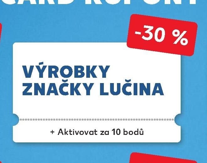 Výrobky značky Lučina