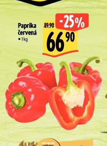 Paprika červená