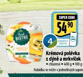 Krémová polévka z dýně a mrkviček