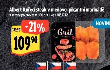 Albert Kuřecí steak v medovo-pikantní marinádě