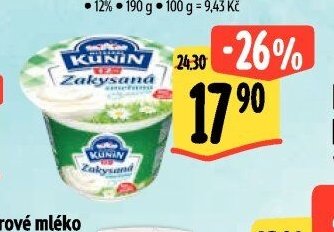 Kunín Zakysaná smetana