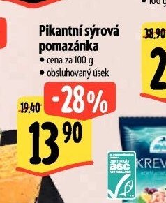 Pikantní sýrová pomazánka