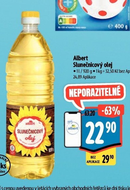 Albert Slunečnicový olej