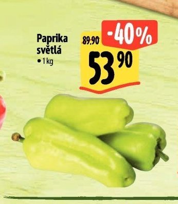 Paprika světlá 1kg