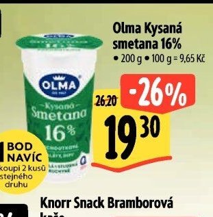 Olma Kysaná smetana 16%