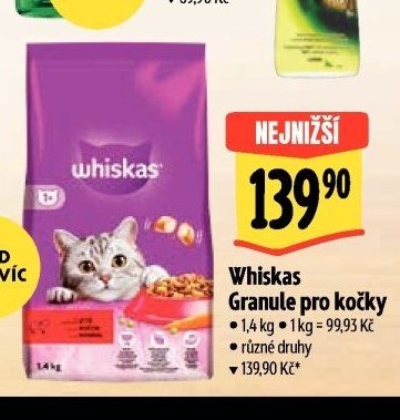 Whiskas Granule pro kočky