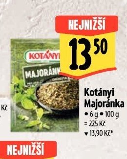 Kotányi Majoránka
