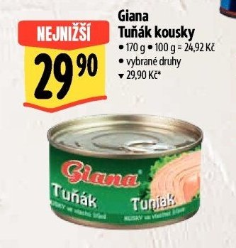 Giana Tuňák kousky