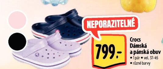 Dámské gumové nazouváky Crocs