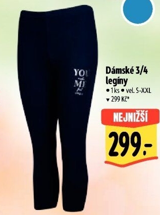 Dámské legíny 3/4