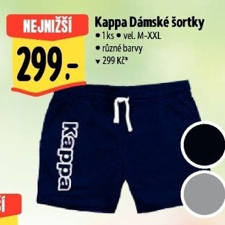 Dámské sportovní šortky - kraťasy Kappa