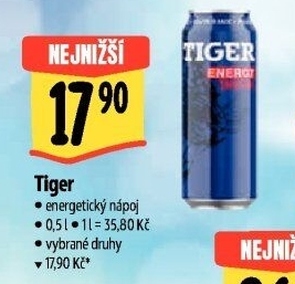 Energetický nápoj Tiger